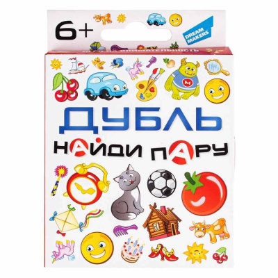 Настольная игра Дубль Найди пару Dream Makers 2007C